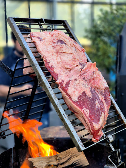 Parrilla plegable portátil de acero inoxidable